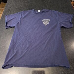 Lake Tahoe Pizza Co T-Shirt South Lake Tahoe CA Graphic Tee Navy Port & Company